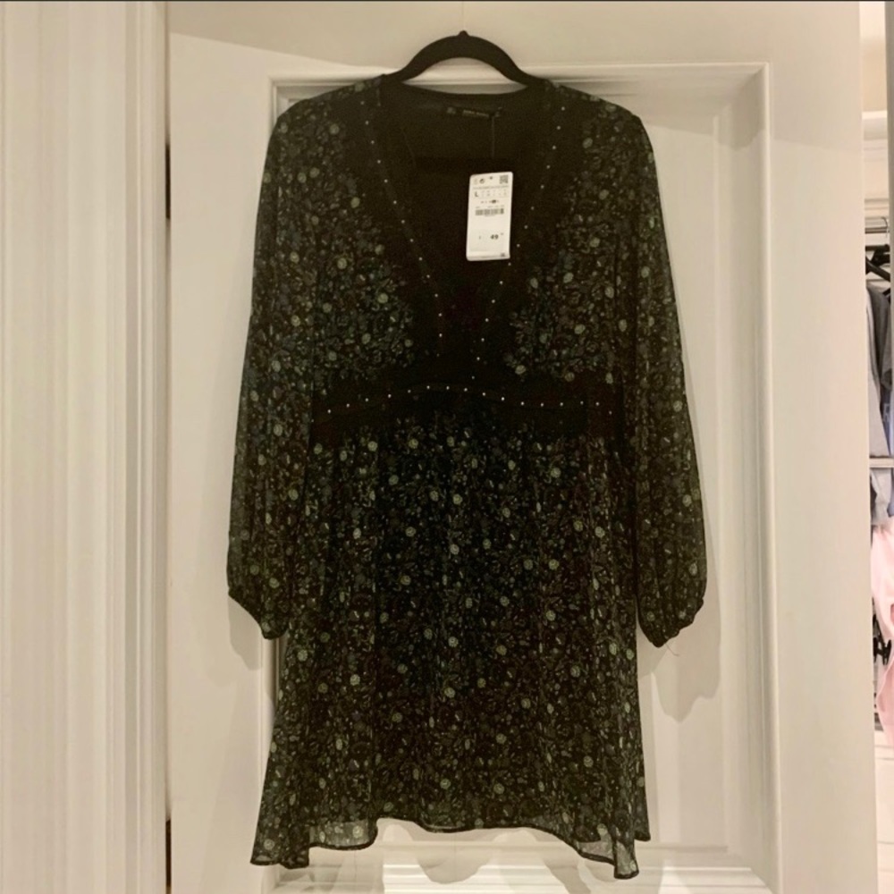 Zara print dress